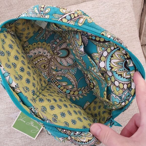 Vera Bradley Vintage Lola Handbag In Peacock Pattern - Picture 7 of 11